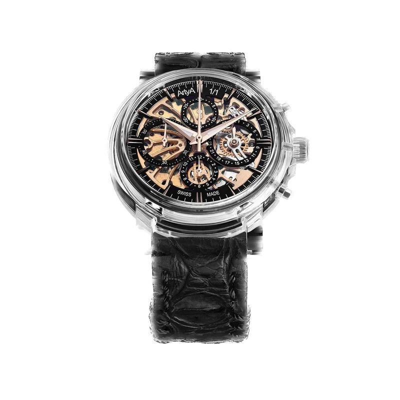 Black & Gold Chrono Crystal