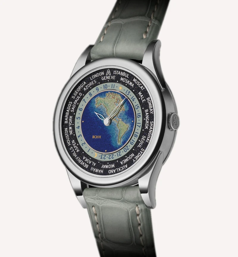 Andersen Geneve Worldtime Celestial Voyager Americas Map