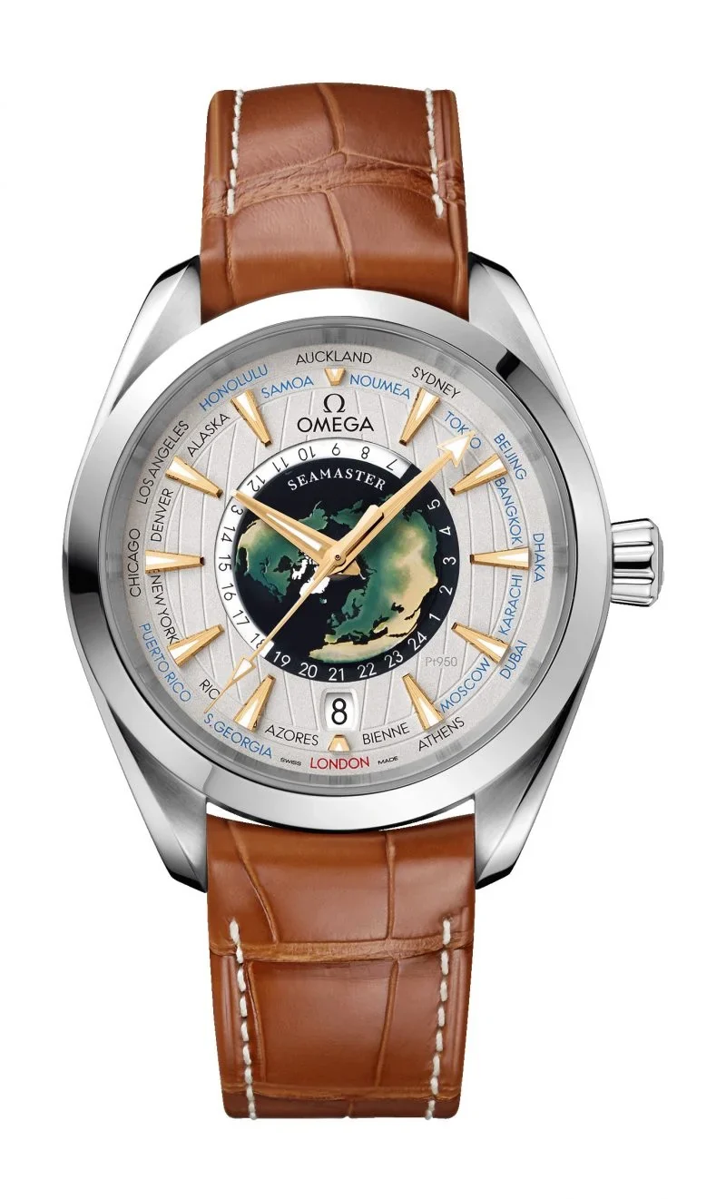 Omega Seamaster Aqua Terra 150M Co-Axial Master Chronometer GMT Worldtimer 43 mm