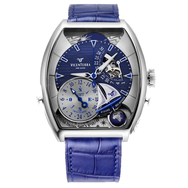 VICENTERRA GMT-3 TOME 4 TITANIUM TOUR DU MONDE BLUE