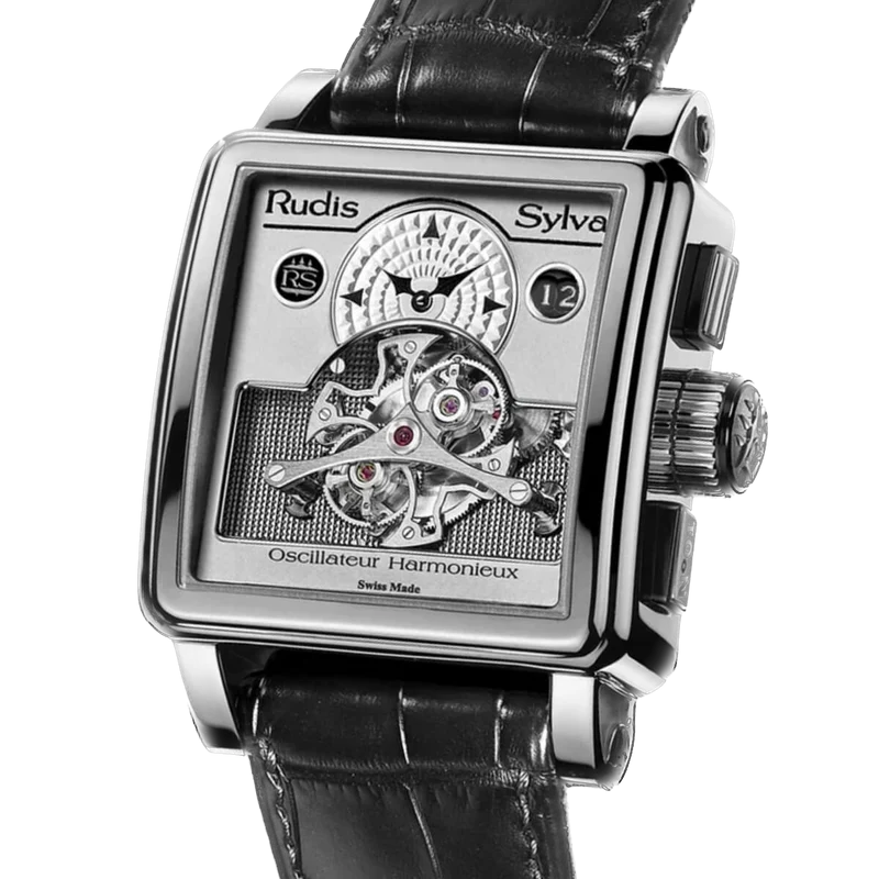 RUDIS SYLVA RS05 WHITE GOLD SILVERED DIAL