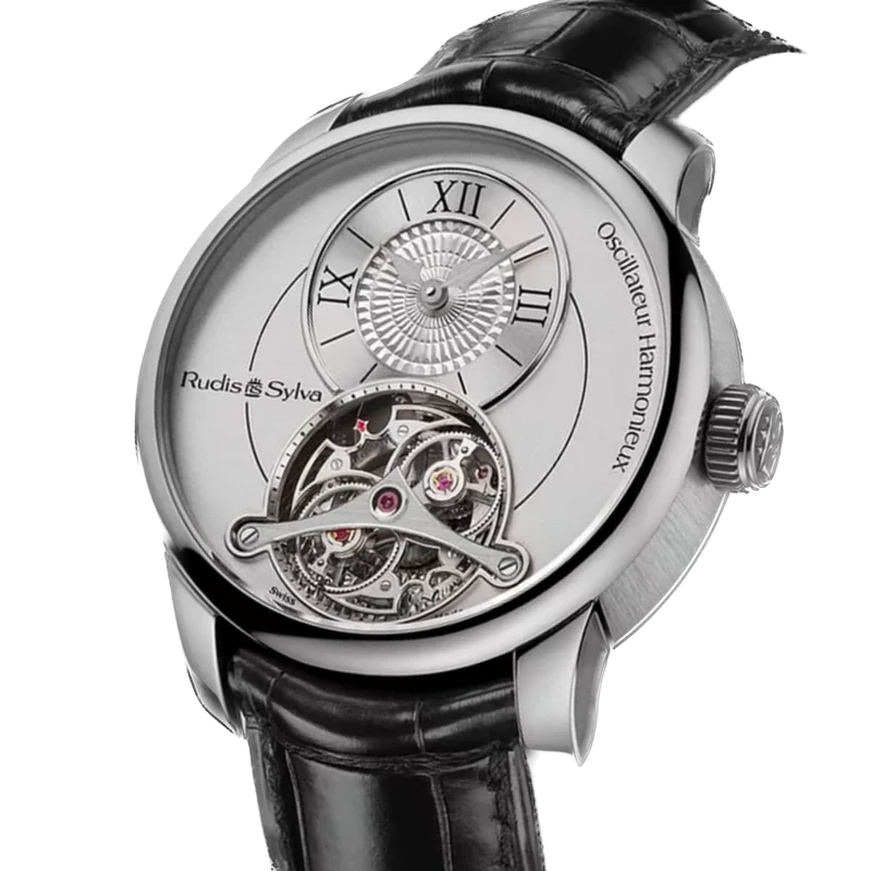 RUDIS SYLVA RS1O WHITE GOLD WHITE DIAL