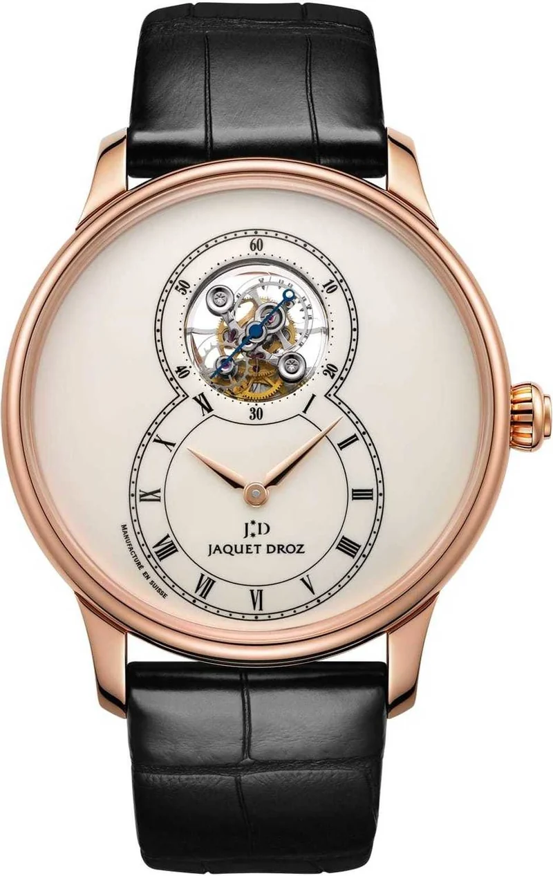 Jaquet Droz Grande Seconde Tourbillon Ivory Enamel 39mm..Reference Number: J013033200