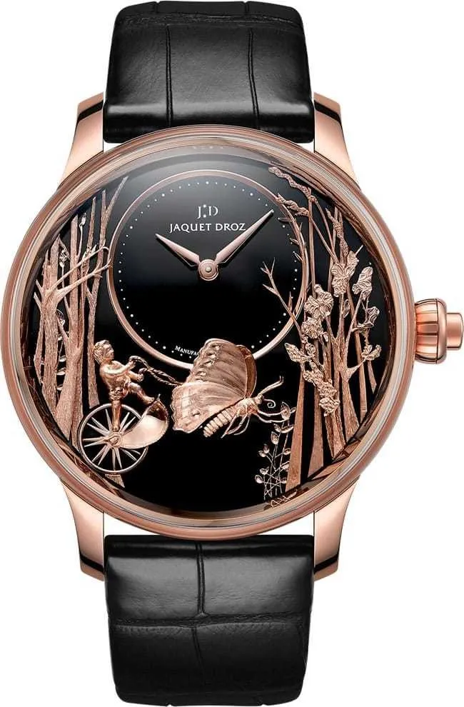 Jaquet Droz Loving Butterfly Automaton..Reference Number: J032533269