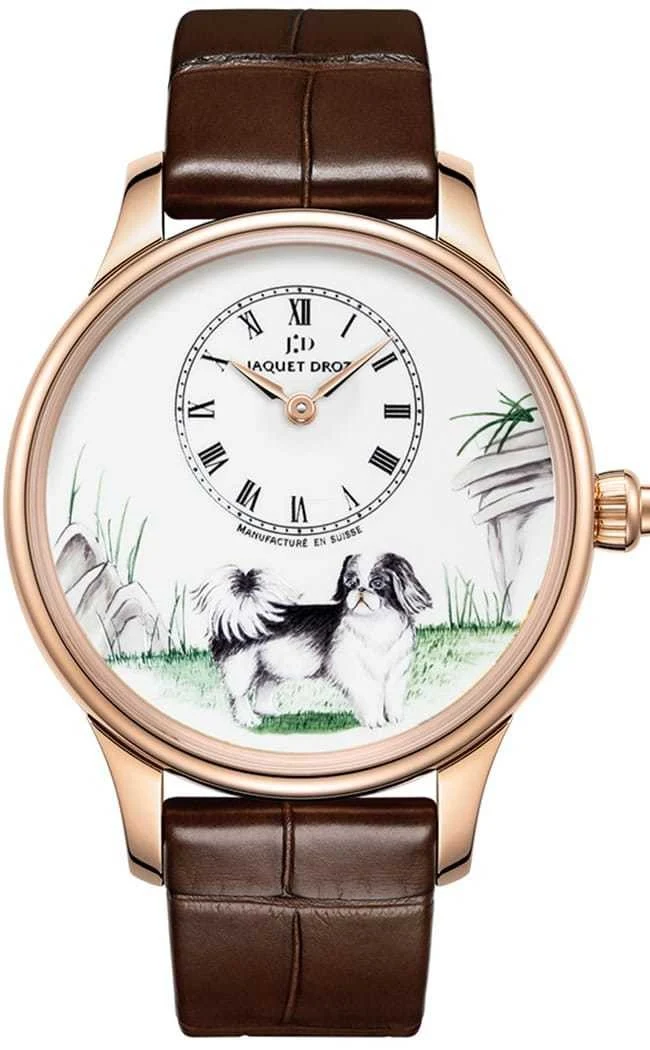 Jaquet Droz Petite Heure Minute Dog..Reference Number: J005013219