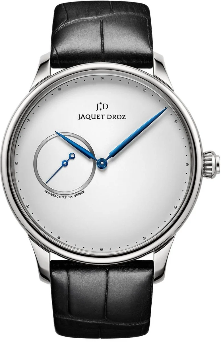 Jaquet Droz Grande Heure Minute Silver..Reference Number: J017030241