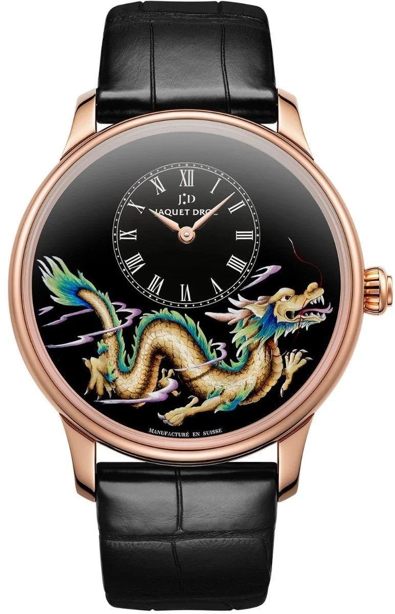 Jaquet Droz Petite Heure Minute Dragon..Reference Number: J005033319