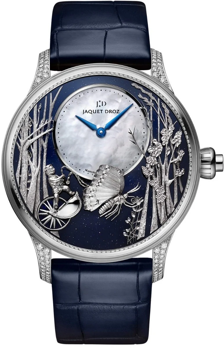 Jaquet Droz Loving Butterfly Automaton Diamonds..Reference Number: J032534271