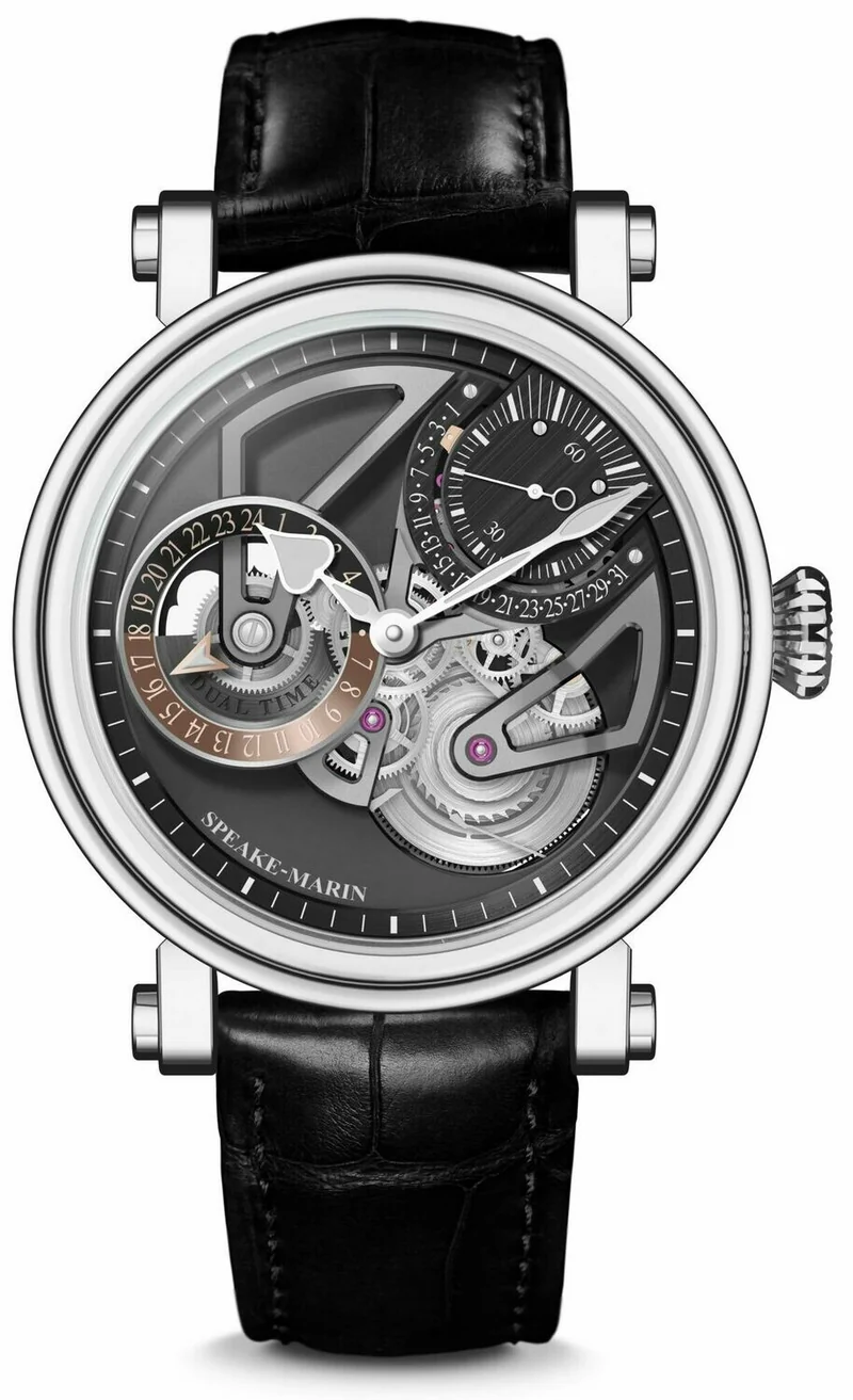 Speake-Marin Openworked Dual Time Titanium..Reference Number: 414209250