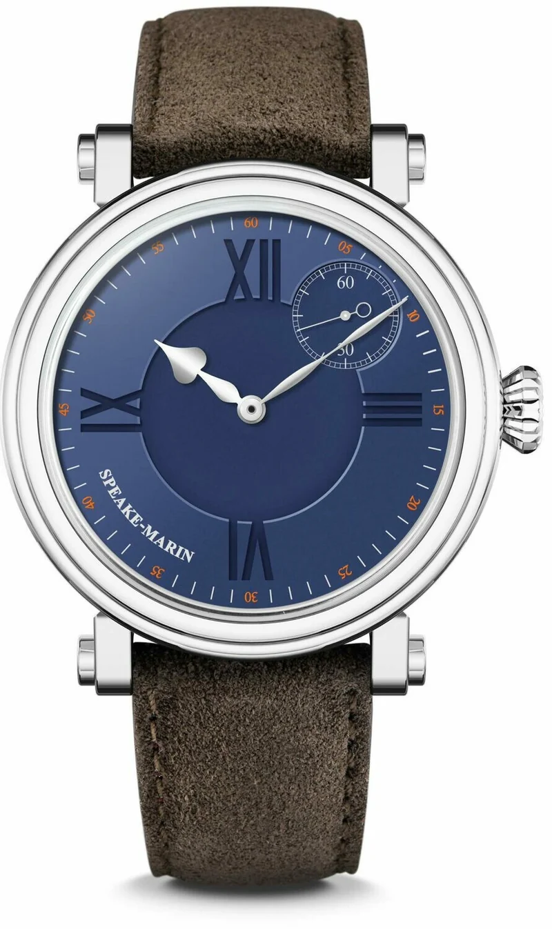 Speake-Marin Academic Metallic Blue..Reference Number: 414212010