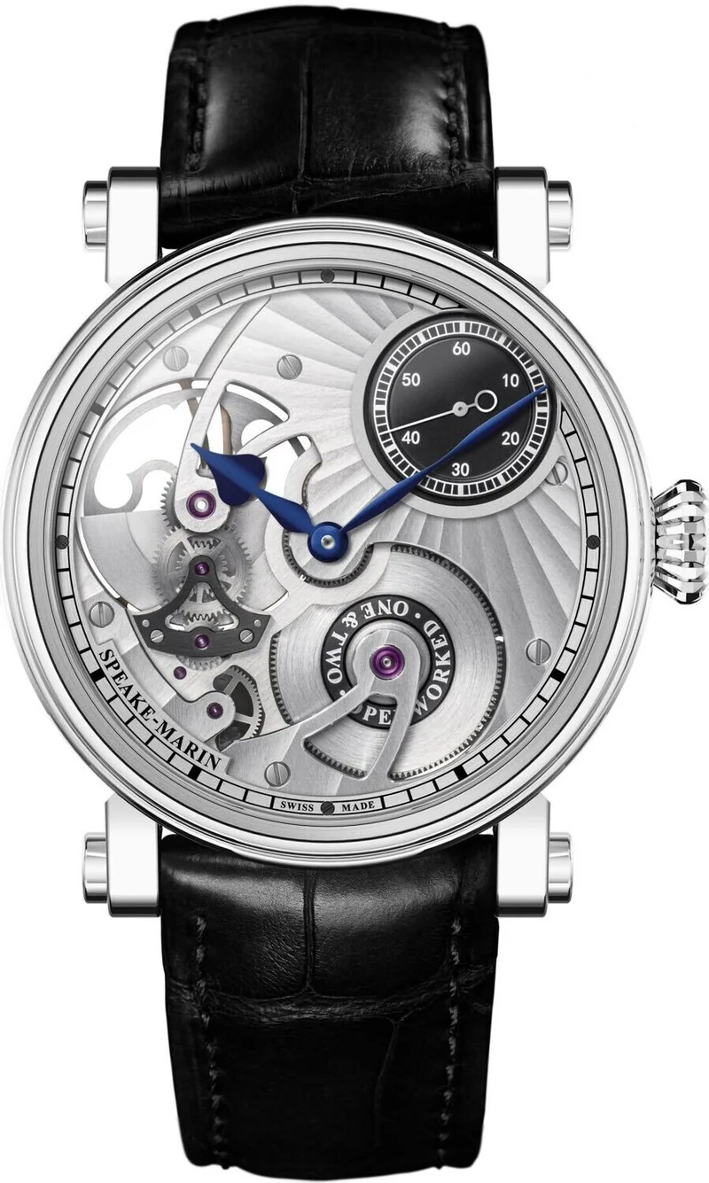 Speake-Marin OpenWorked Titanium 38mm..Reference Number: 413813330