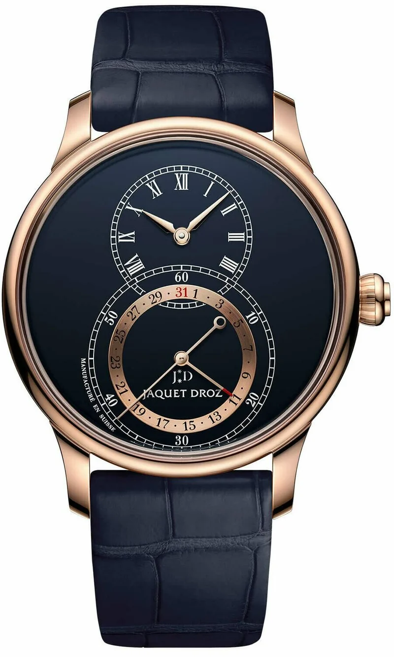 Jaquet Droz Grande Seconde Quantieme Dark Blue Ename