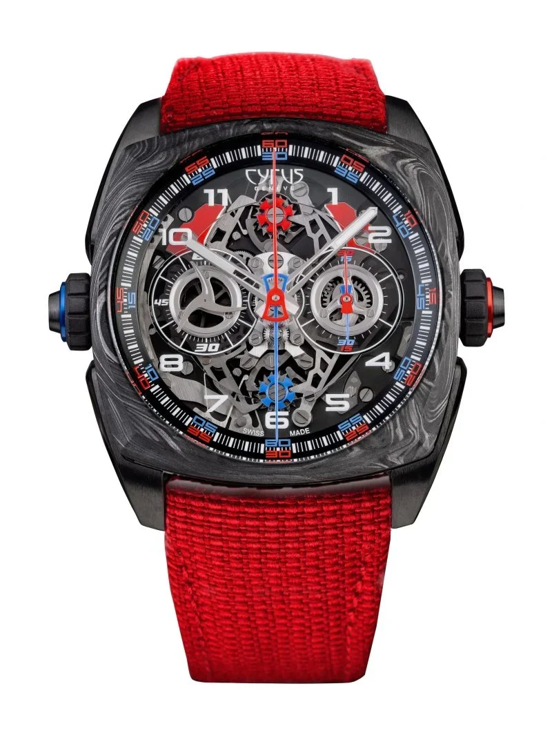 Cyrus Klepcys Dice Racing Black DLC Titanium & Carbon Fiber Men’s Watch, 539.508.DDC.A