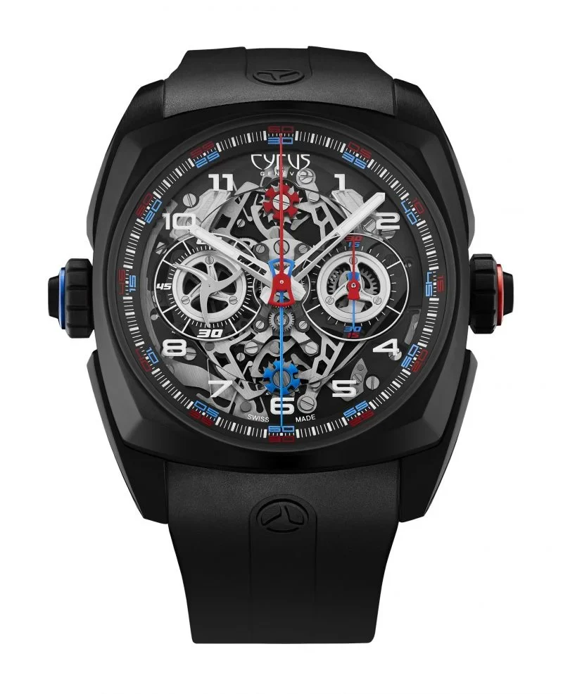 Cyrus Klepcys Dice Black DLC Titanium Men’s Watch, 539.508.DD.A
