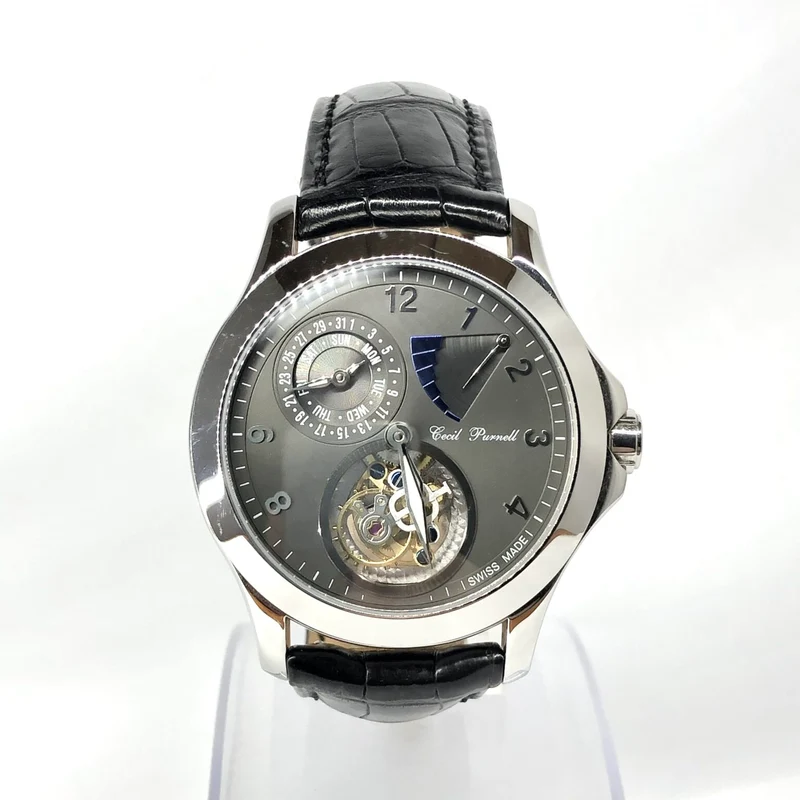Cecil Purnell Tourbillon Stainless Steel Watch Limited Edition, 30230-1