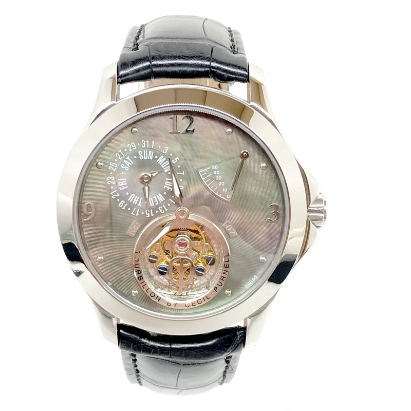 Cecil Purnell Tourbillon Stainless Steel Watch Limited Edition, 30230