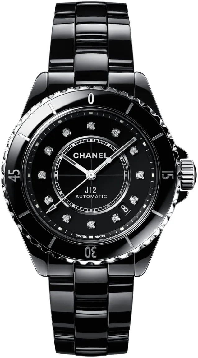 Chanel J12 Ceramic Diamond Lady’s Watch, H5702