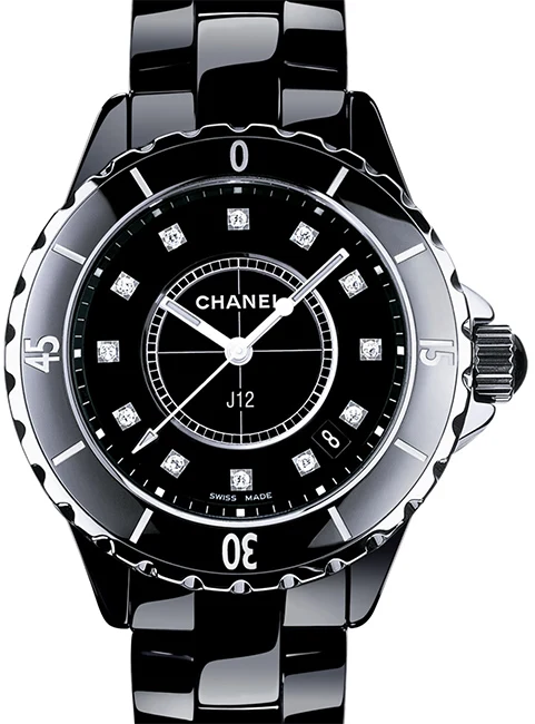 Chanel J12 Ceramic Diamond Lady’s Watch, H1625