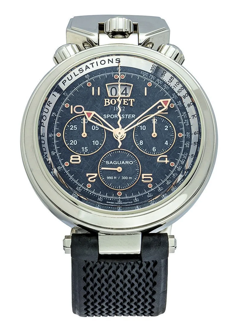 Bovet Sportster Chronograph 46mm Stainless Steel Mans Watch, Preowned-SP0418
