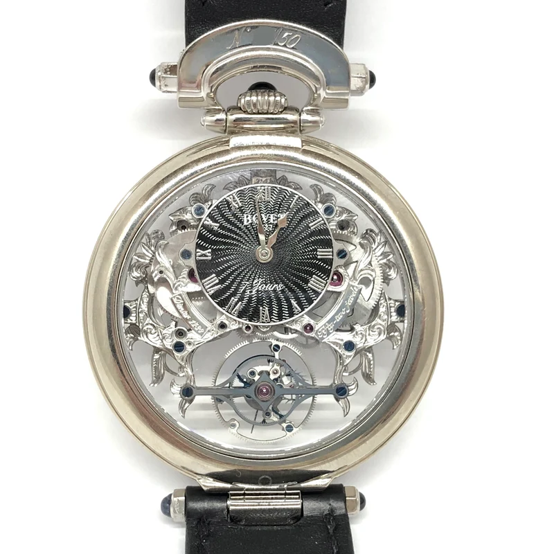 Bovet Fleurier Amadeo 7-day Skeleton Tourbillon White Gold, preowned.AIFSQ016