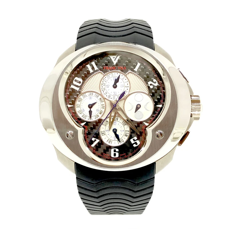 Franc Vila Esprit Unique Titanium and Stainless Steel Men’s Watch, 12.9a.TIDHES.CF-WHG.5N.5NH