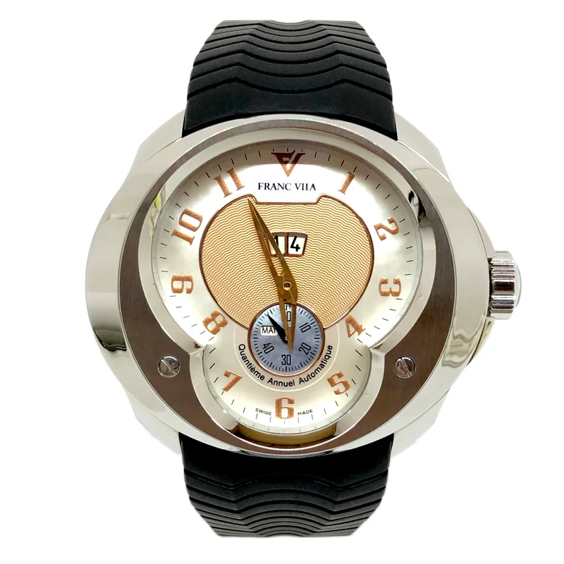 Franc Vila Automatic Classic Stainless Steel Men’s Watch, 8qa-DHES-4.01