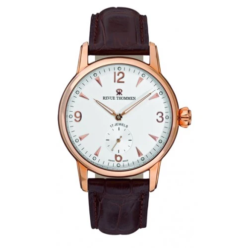 REVUE THOMMEN NEW CLASSIC GT82 Ref. 17080.3622 White | 17080.3627 Black 18K SOLID ROSE GOLD CAL. GT82