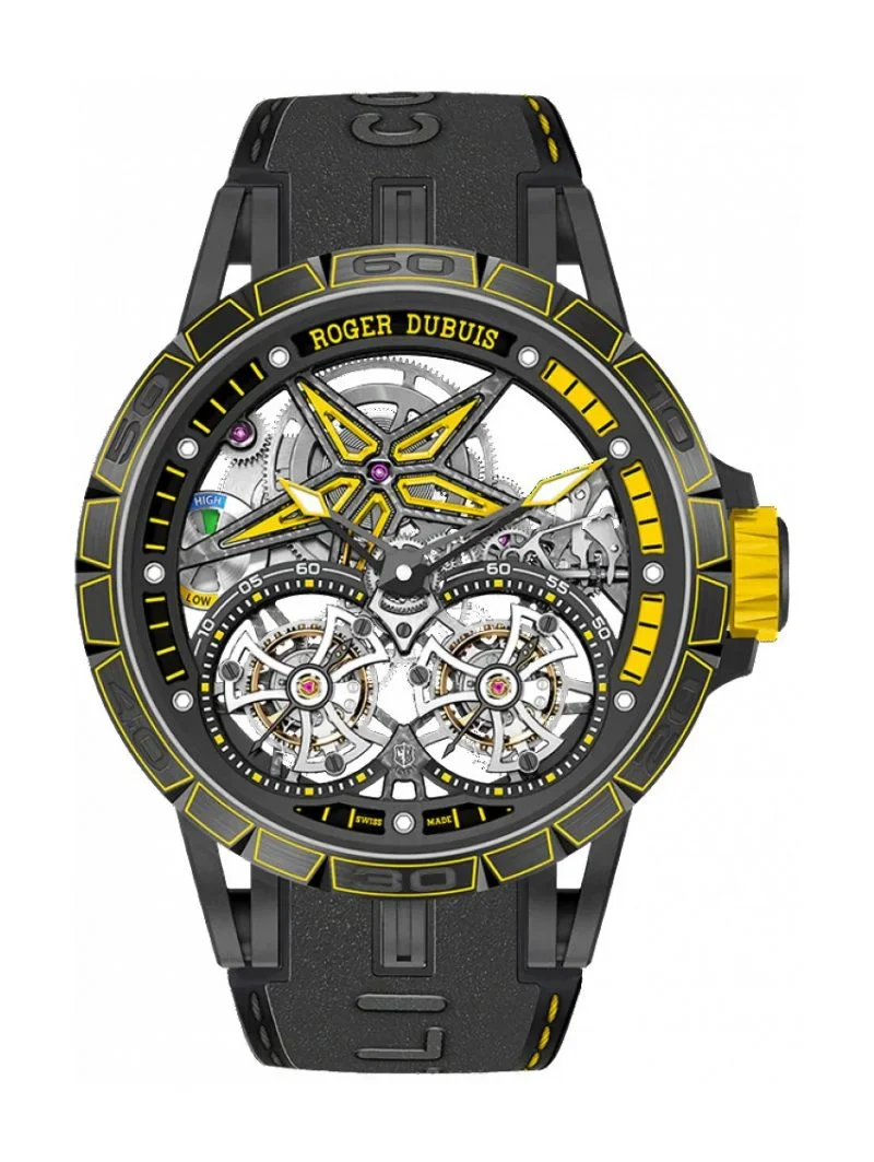 Roger Dubuis Excalibur Spider Pirelli – Double Flying Tourbillon Limited edition of 8 pieces