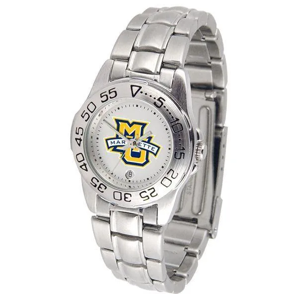 Marquette Golden Eagles Ladies Steel Band Sports Watch