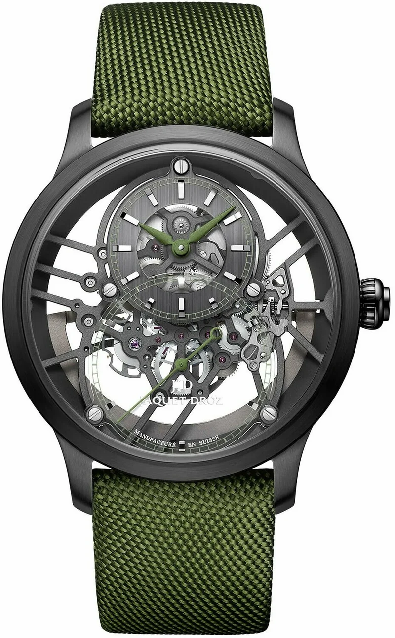 Jaquet Droz Skelet-One Plasma Ceramic Green