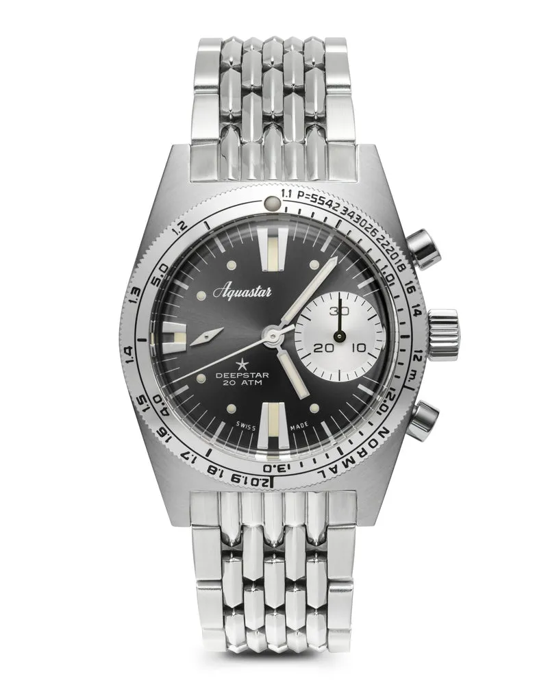 AQUASTAR DEEPSTAR 39MM CHRONOGRAPH