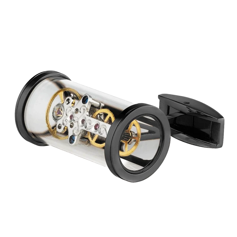 T-MECHANIC OPENSIDE CUFFLINKS BLACK