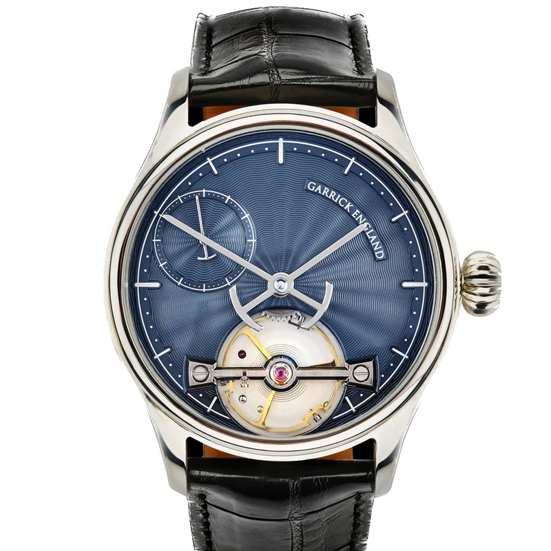 GARRICK PORTSMOUTH GUILLOCHE BLUE