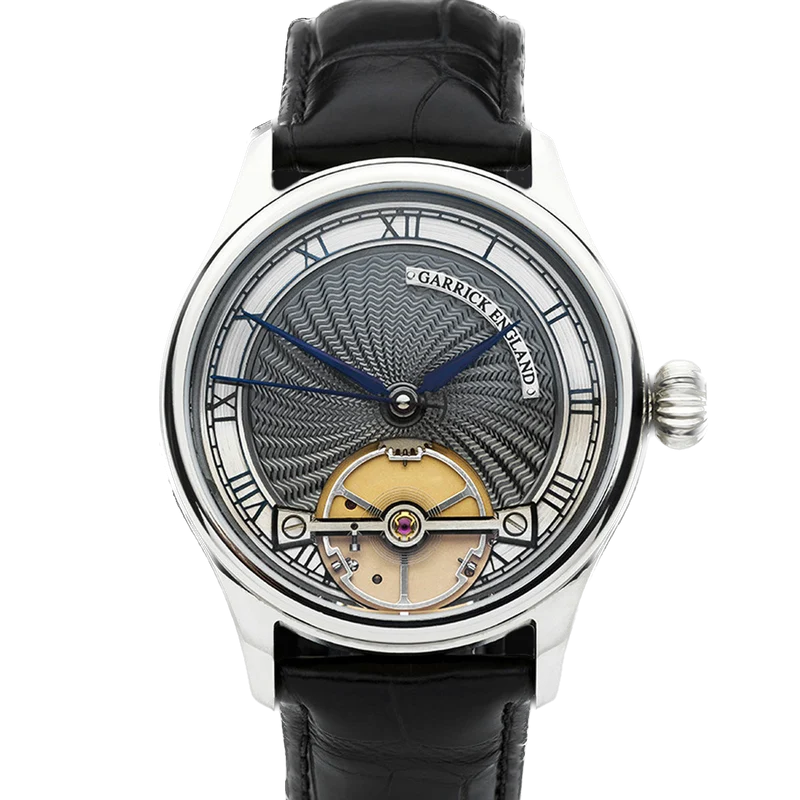 GARRICK S2 CENTRAL SECONDS RHODIUM