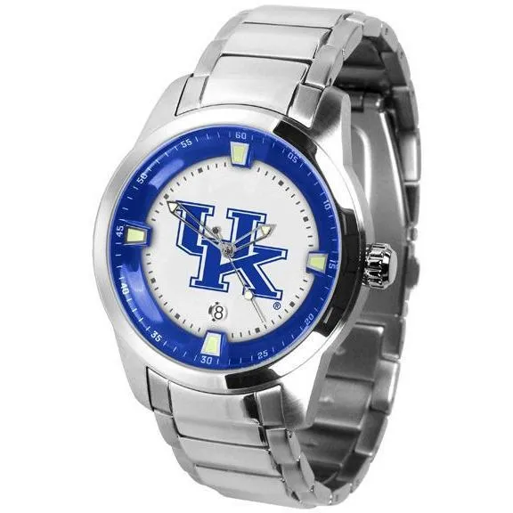 Kentucky Wildcats Men's Titan Stainless Steel Band Watch