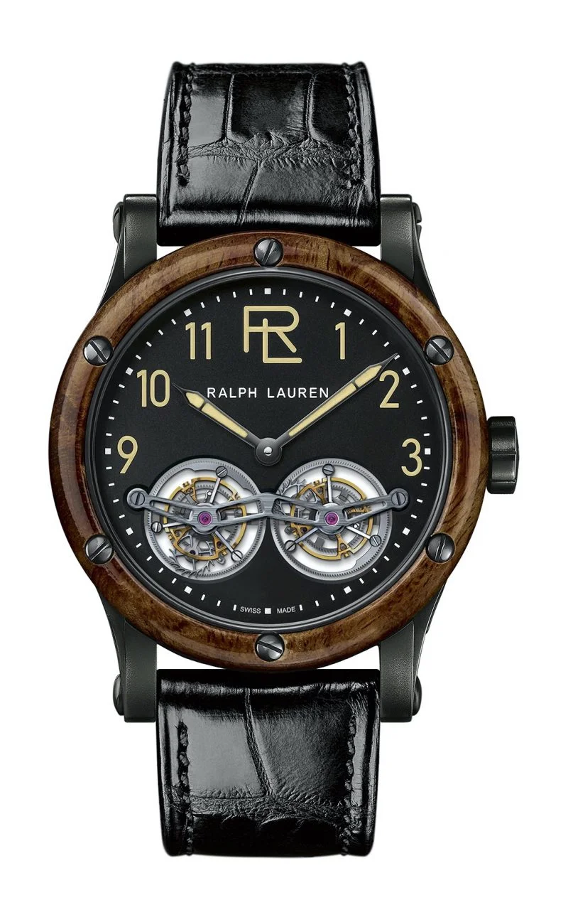Ralph Lauren Automotive Double Tourbillon Black Steel
