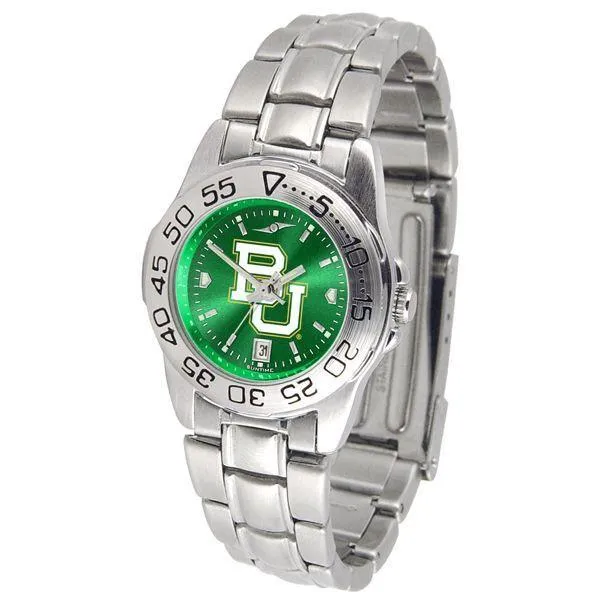 Baylor Bears Ladies AnoChrome Steel Band Sports Watch