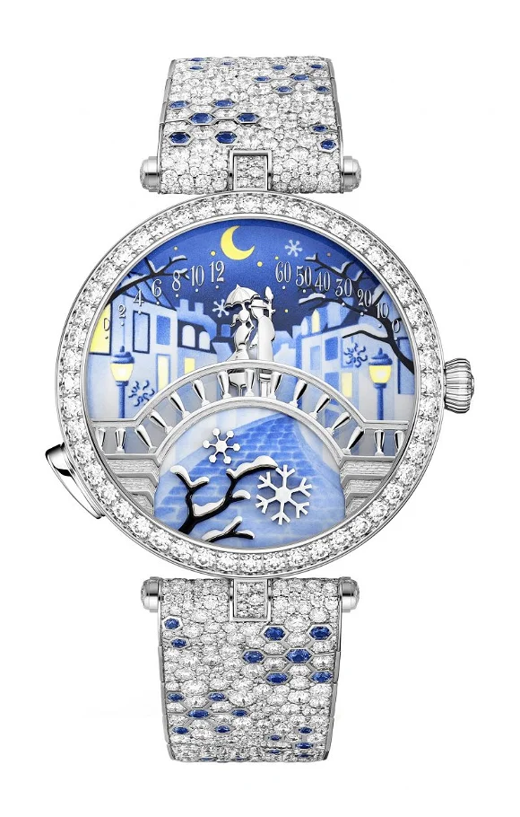 Van Cleef & Arpels Lady Arpels Pont des Amoureux Hiver Watch Limited edition