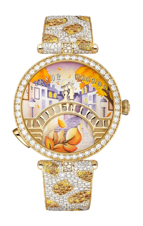 Van Cleef & Arpels Lady Arpels Pont des Amoureux Automne Watch Limited edition