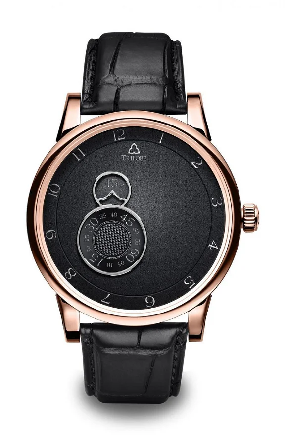 Trilobe Nuit Fantastique Grained Black Rose Gold