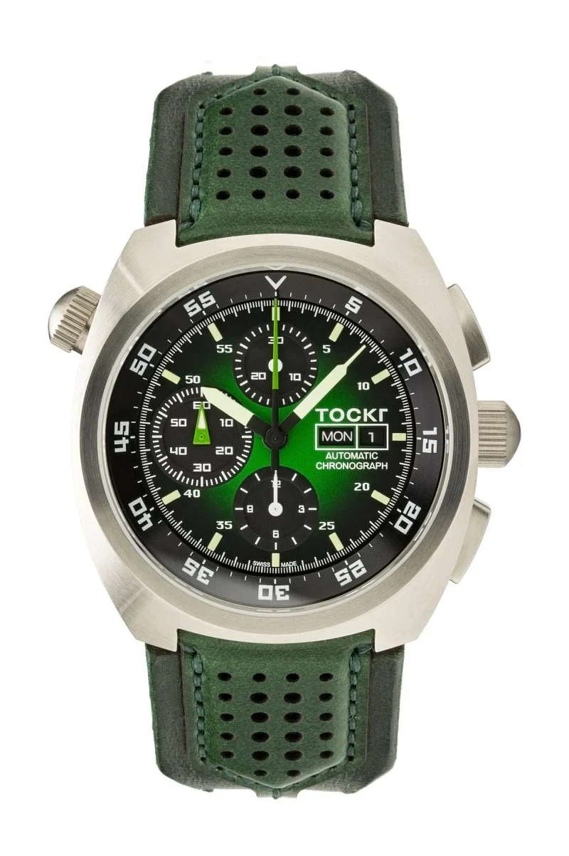 Tockr Air Defender Chronograph HULK Limited edition of 110 pieces