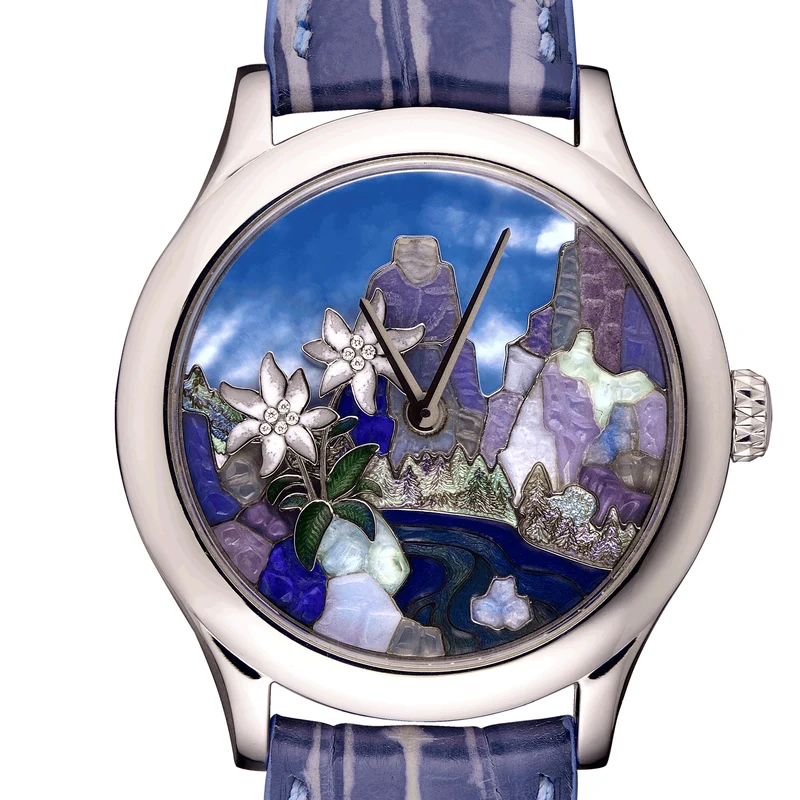 Van Cleef Arpels Van Cleef & Arpels Piece Unique 18K White Gold Ladies Watch, Preowned- PIECE UNIQUE