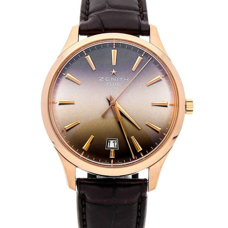 Zenith Captain Central Second 18K Rose Gold Men’s Watch, Preowned – 18.2020.670/22.C498