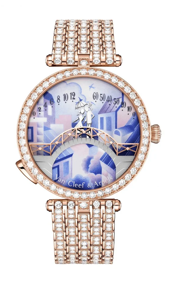 Van Cleef & Arpels Lady Arpels Pont des Amoureux Jour Watch Limited edition