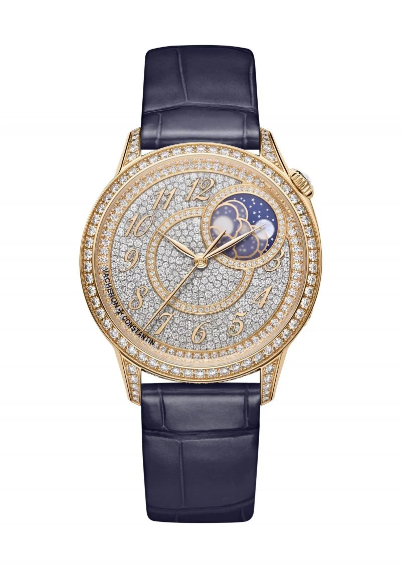 Vacheron Constantin Égérie Moon Phase Diamond-Paved