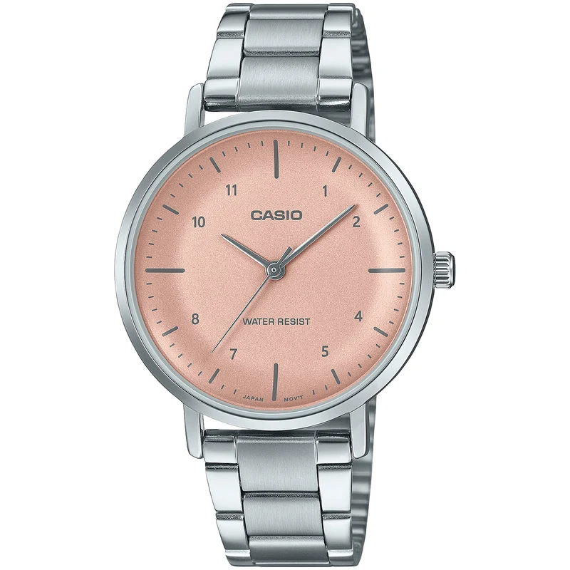 Montre Casio Femme LTP-VT03D-4B Quartz Analogique Argent Rose