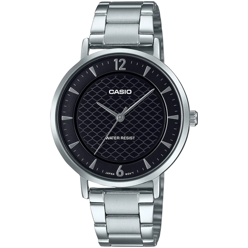 Montre Casio Femme LTP-VT04D-1A Quartz Analogique Argent Noir