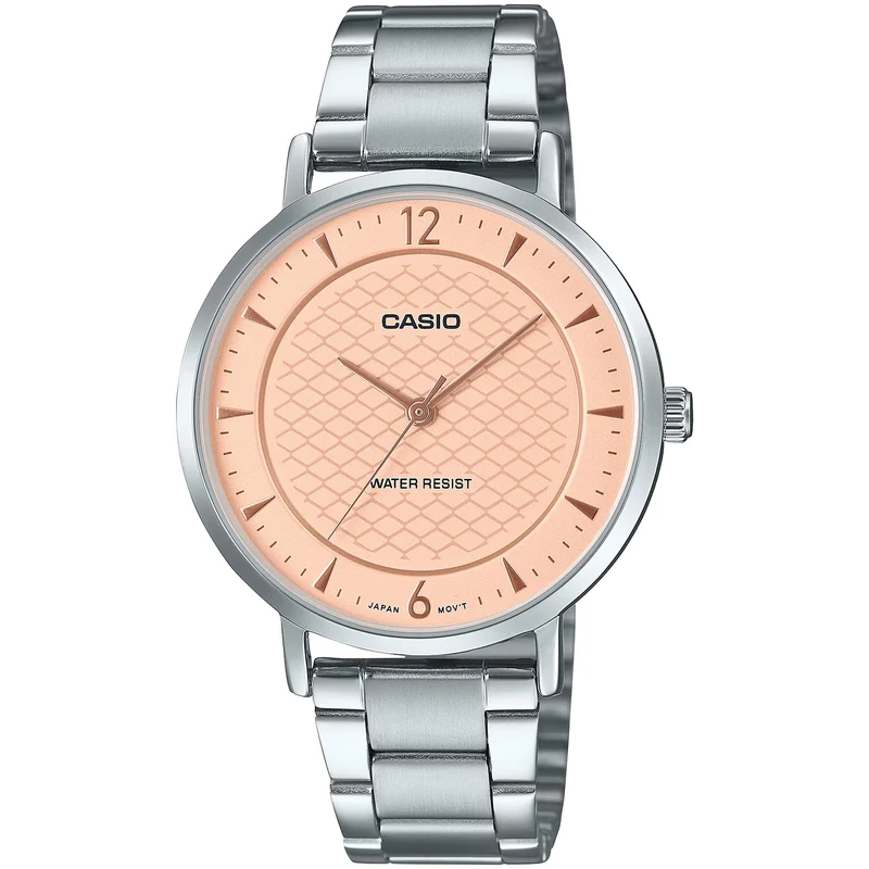 Montre Casio Femme LTP-VT04D-4A Quartz Analogique Argent Rose