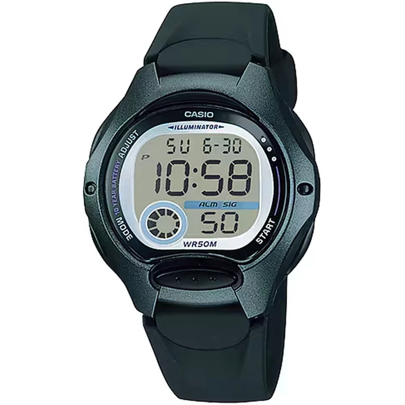 Montre Casio Femme LW-200-1B Quartz Digitale Vert Noir