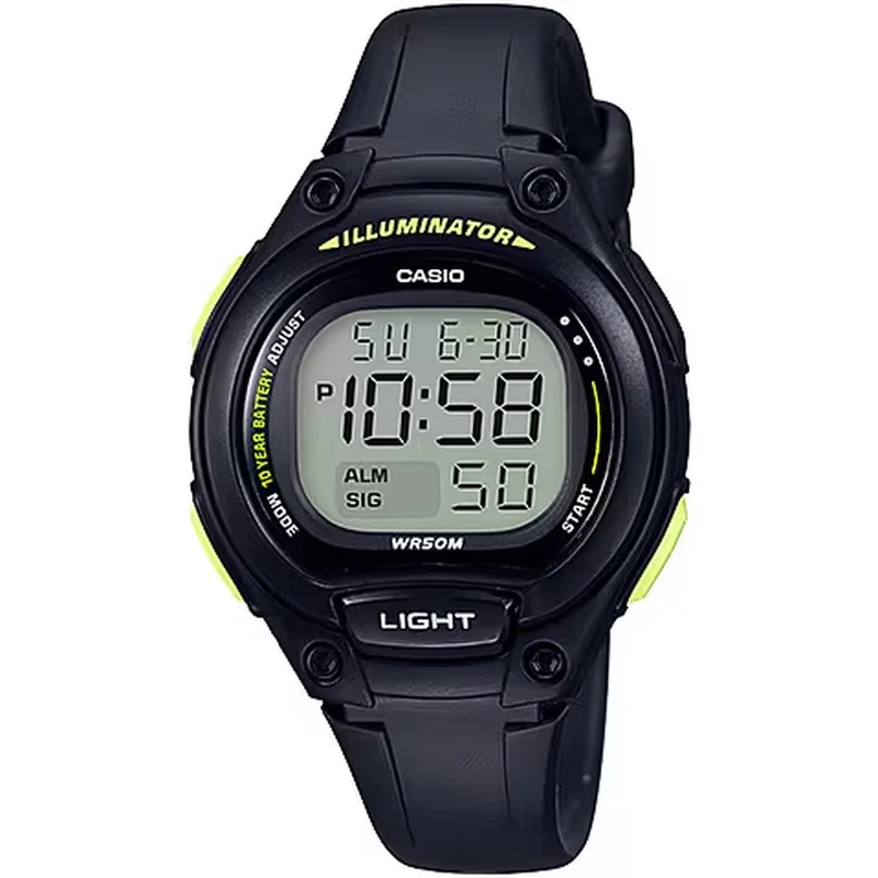 Montre Casio Femme LW-203-1B Quartz Digitale Noir